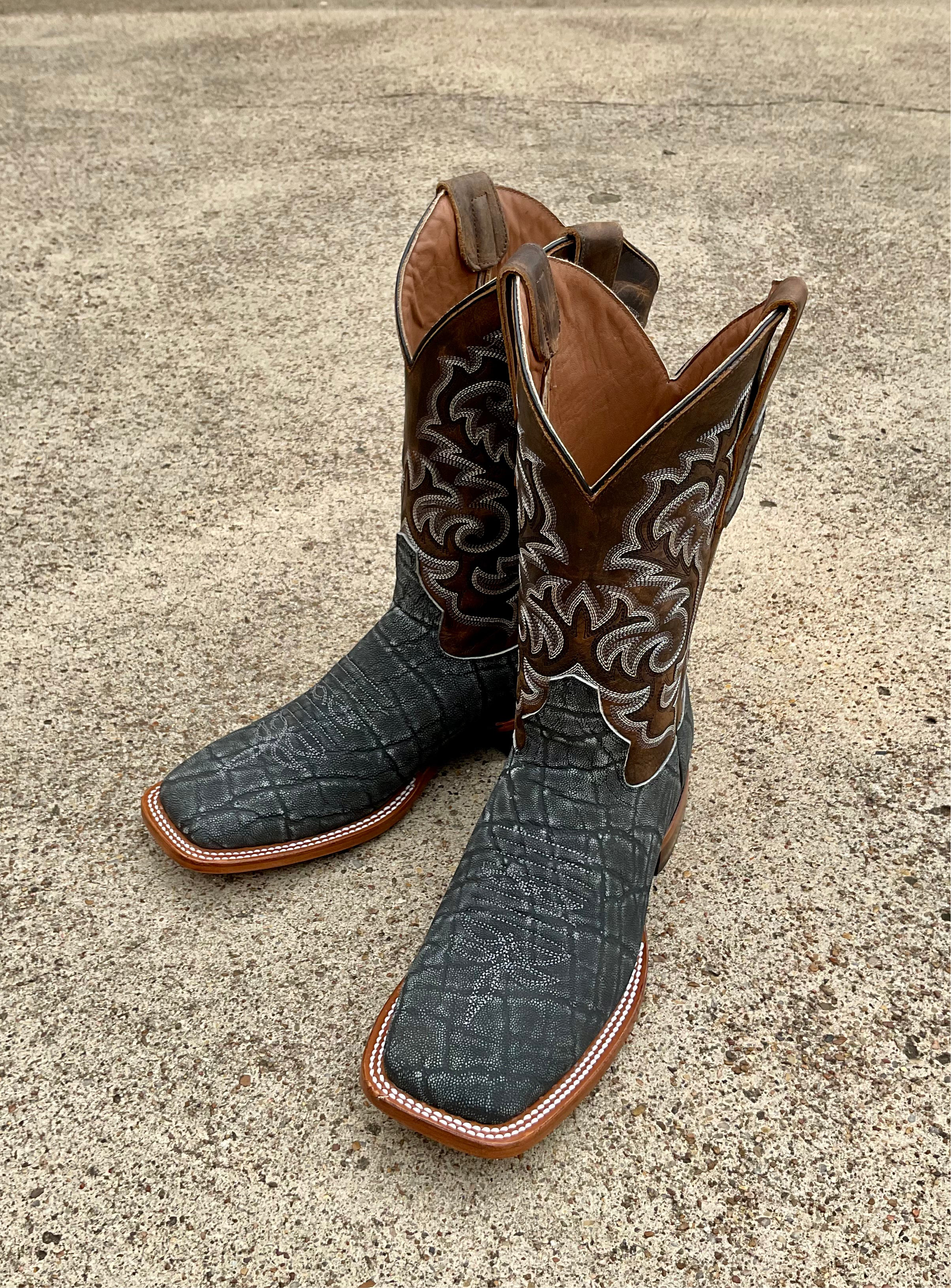 Natural Grey Elephant Boots – Lucio's Boots