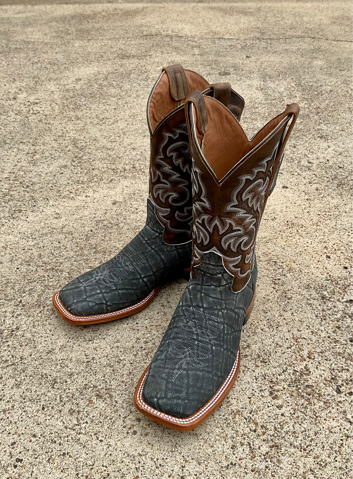 Natural Grey Elephant Boots