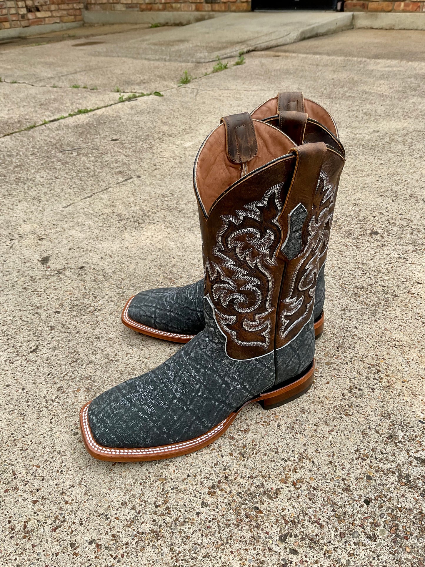 Natural Grey Elephant Boots