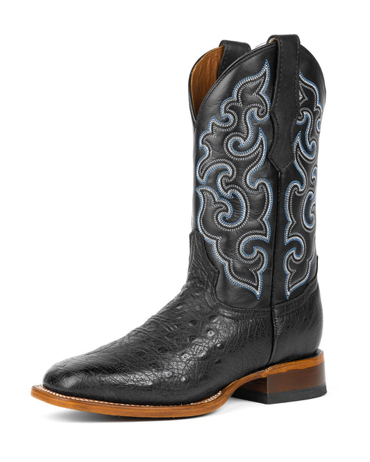 Smooth Ostrich Boots