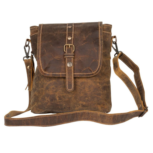 Brown Tassel Leather Bag