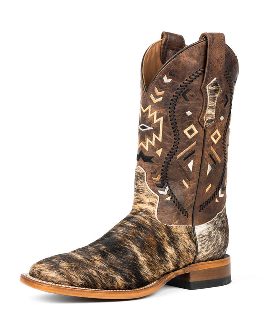 Brown Hairon Cow-Hide Boots